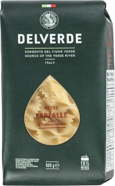 Макароны Delverde Farfalle №222 500г