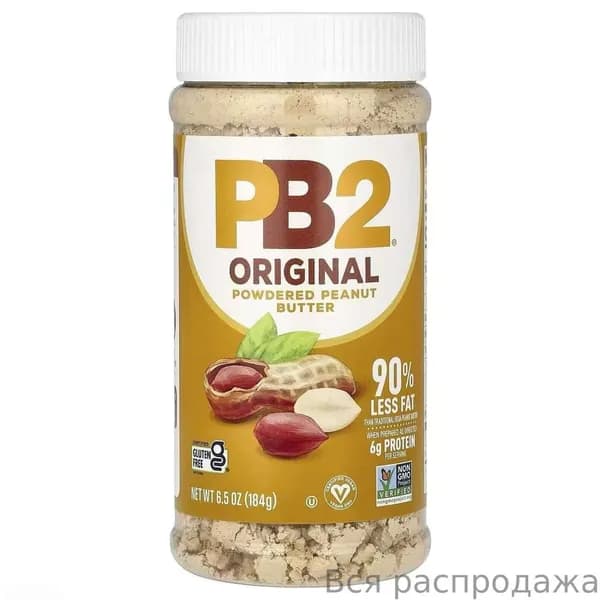 PB2 Foods, PB2, Арахисовое масло в порошке, 184 г