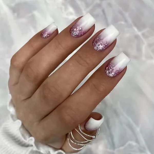 Накладные ногти с дизайном ( 24 типсы + клей )(шоколадный)