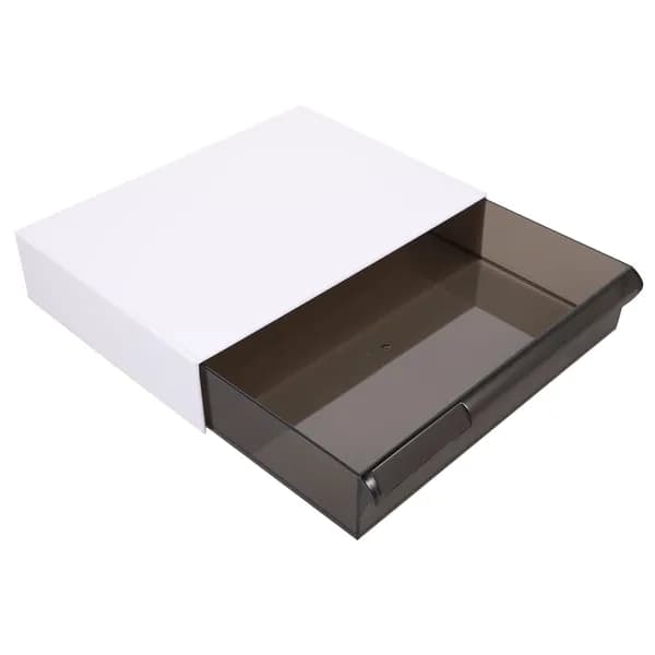Многофункциональный Органайзер Под Стол, Прозрачный Пластик, 23x19См, 1Шт