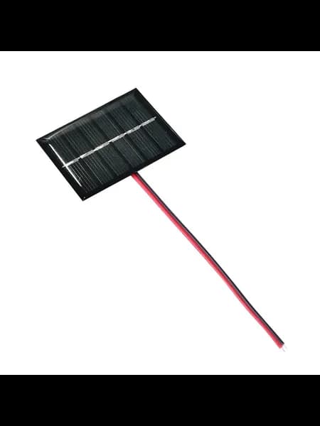 1W солнечная панель 3V для зарядки батарей с кабелем