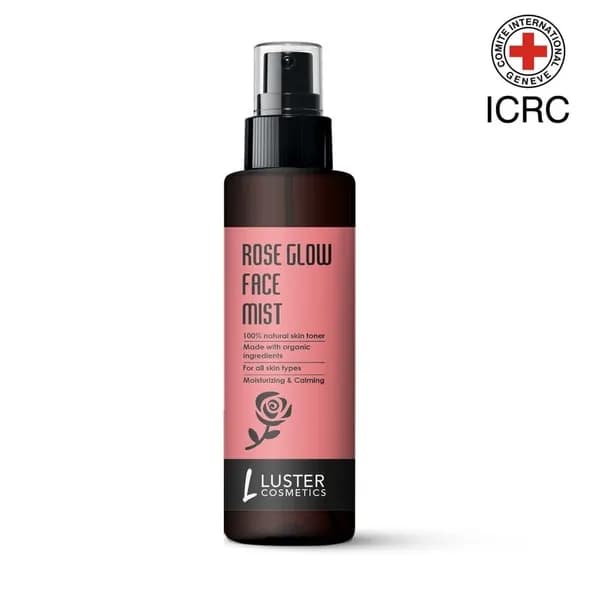 LUSTER Rose Glow Face Mist Skin Toner Увлажняющий мист-тонер для лица с экстрактом розы 115мл