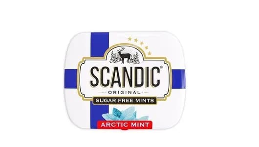 Конфеты Scandic Арктическая мята без сахара 14 г