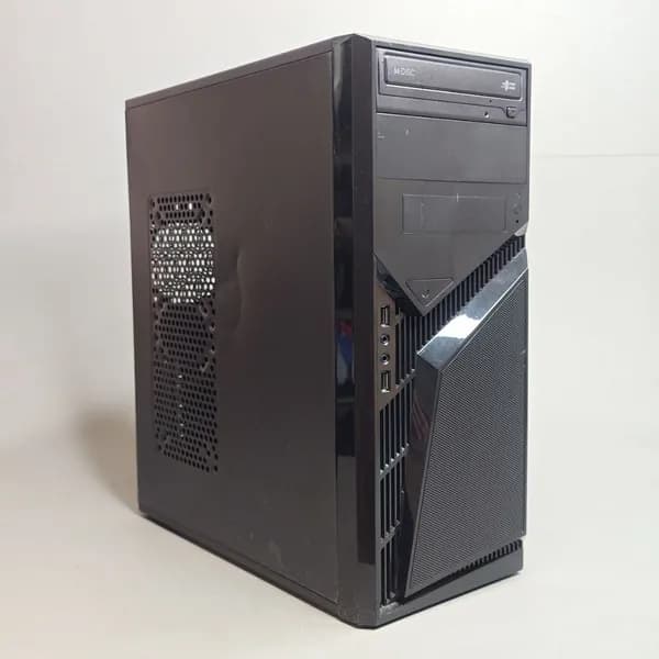Системный блок (Intel Core i5-7400, RAM 16 ГБ, SSD 240 ГБ, HDD 500 ГБ, Windows 10 Pro), черный