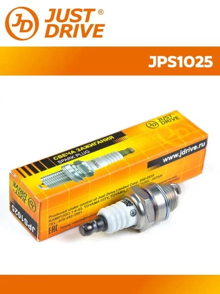 Свеча зажигания JPS1025 (BPMR7A/W22MPRU) Just Drive для Honda,Acura,Husqvarna,Kawasaki,Yamaha