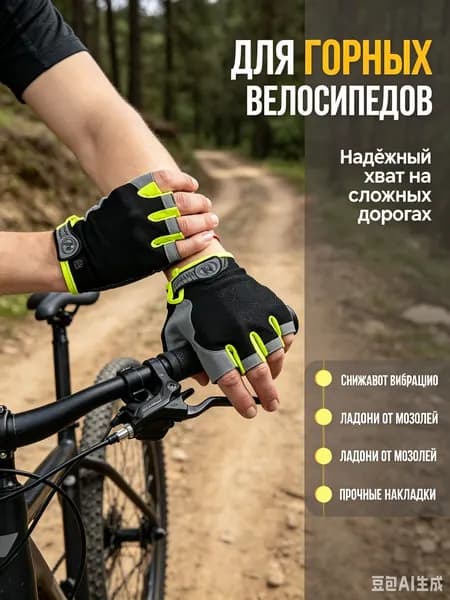 Велоперчатки, размер: XL
