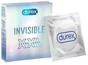 DUREX Invisible XXL Презервативы ультратонкие 3 шт