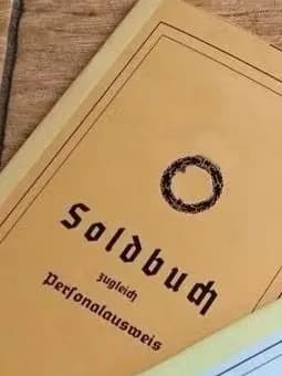 Немецкая ретро-стиль солдата из коровьей кожи новая рабочая карточка