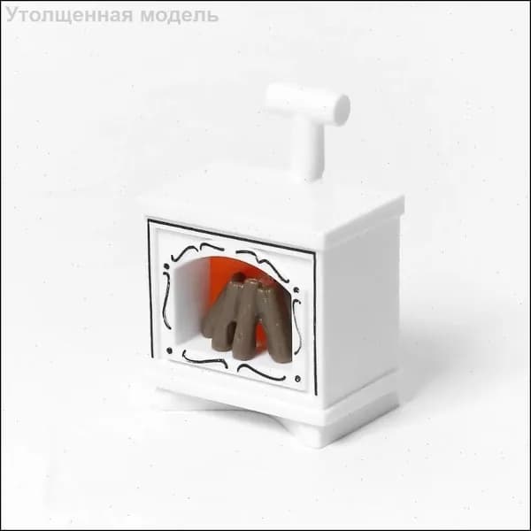 Мини светодиодный светящийся камин модель