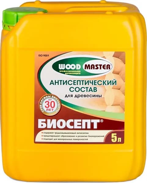 Антисептик для дерева Woodmaster Биосепт, 5 л