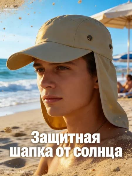 Шапка для рыбалки и охоты Защита от солнца