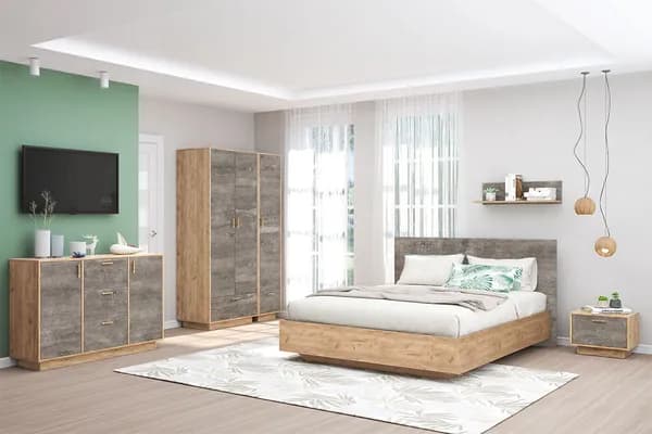 Диал Комплект мебели для спальни , сп. место 160х200 см