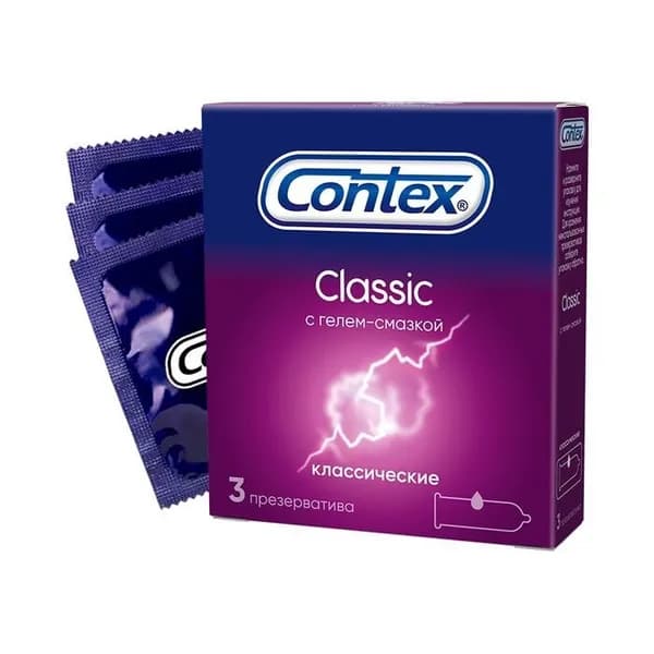 CONTEX Classic Презервативы классические 3 шт