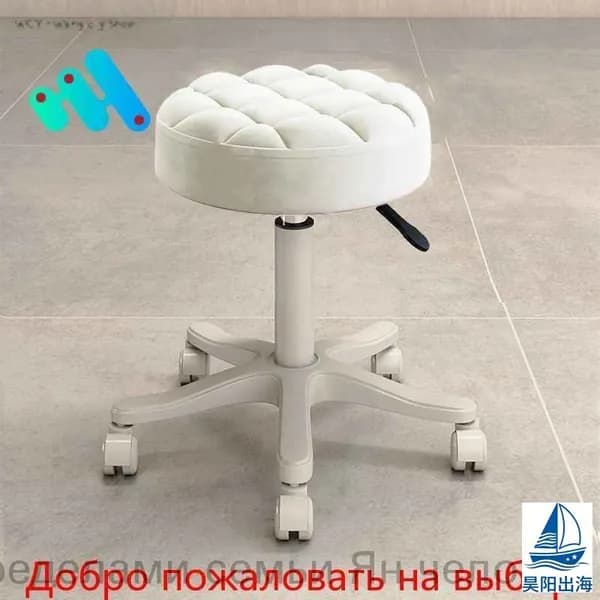 Стул мастера, белый, прозрачный