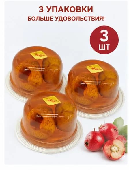 Желе со вкусом боярышника, набор 3 шт
