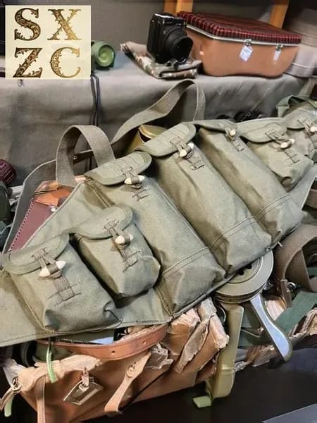 Тактический жилет-подсумок из прочной брезентовой ткани 7 отделений, регулируемый размер, для охоты и страйкбола