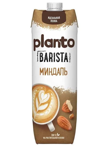Растительное молоко PLANTO Миндаль, 2 л (2 тетрапака)