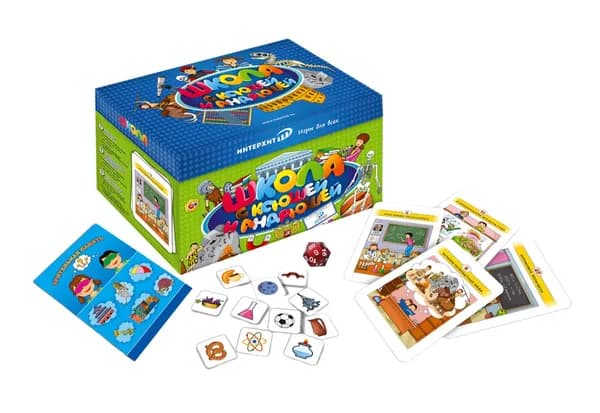 Настольная игра "Школа" с Ксюшей и Андрюшей