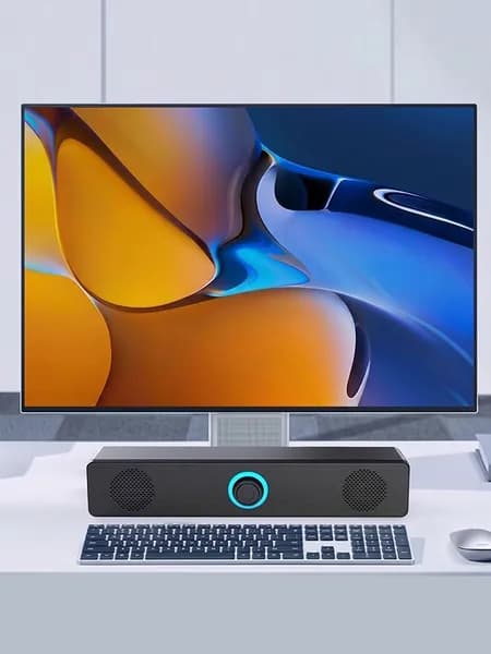 Компьютерные колонки проводные для настольного использования с 4D-стереозвуком и регулировкой громкости
