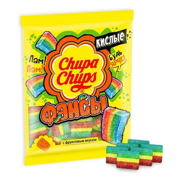 Мармелад Chupa Chups Фансы жевательный 70 г