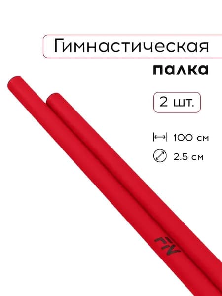 FN Палка гимнастическая 100 см, 2 шт