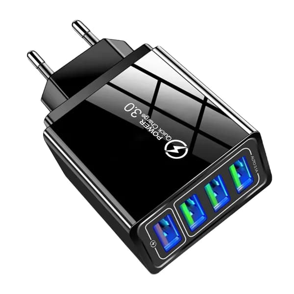 зарядное устройство Magvolt Pro для быстрой зарядки 4 устройств, мощность 65 Вт, 4 USB-порта