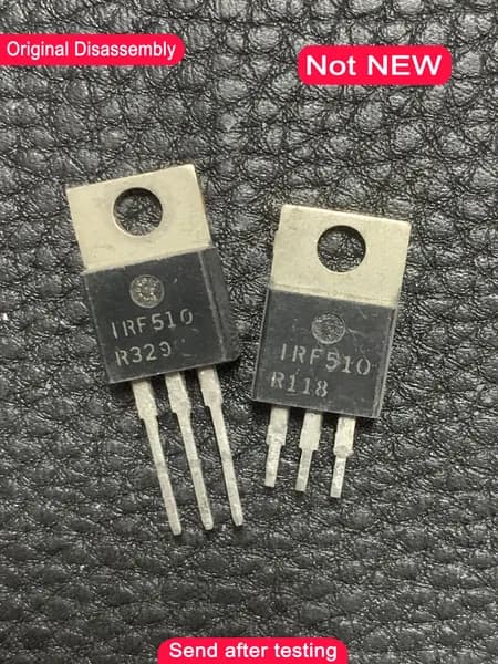демонтаж 5 шт. IRF510 IRF510PBF IRF510A TO-220