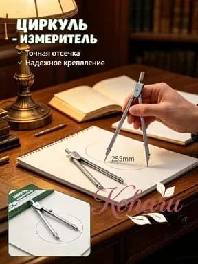 Металлический циркуль-измеритель HERO 2102 255 мм