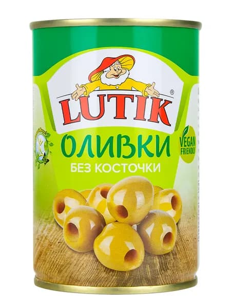 Оливки Lutik без косточки, 280г