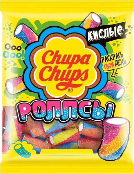 Мармелад жевательный CHUPA CHUPS Роллсы, 70г
