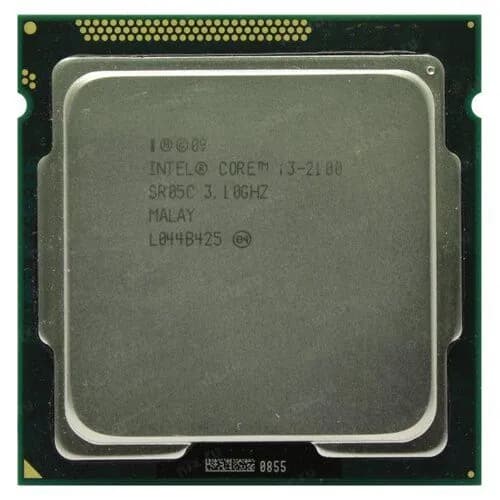 Процессор Socket LGA 1155 Intel Core i3 2100 ( 2 ядра 4 потока 3100 МГц 3,1 ГГц кэш 3 Мб 65Вт 65W )