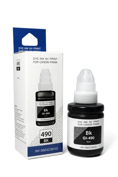 Чернила NV Print GI-490BK для Canon Pixma G1400/G2400 (135 мл) Black (в коробке) совместимые