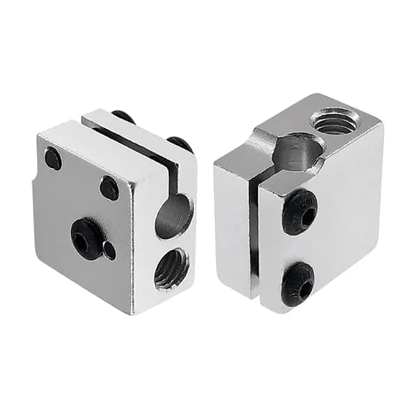 Блок алюминиевого нагревателя v6 Hotend Высокий температурный экструдер тепловой блокнот All Metal
