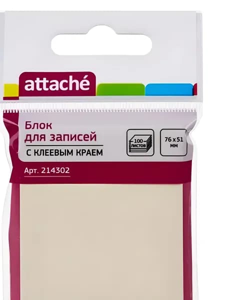 Attache Бумага для заметок 1 шт., листов: 100