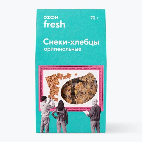 Снеки-хлебцы оригинальные 70 г, Ozon fresh
