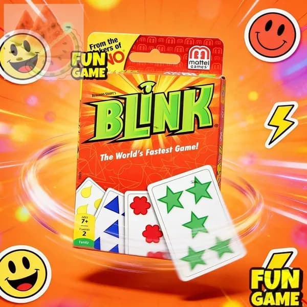 Blink Самая Быстрая Карточная Игра В Мире, Для Семьи, 2 Игрока, От 7 Лет Веселая Вечеринка Игра