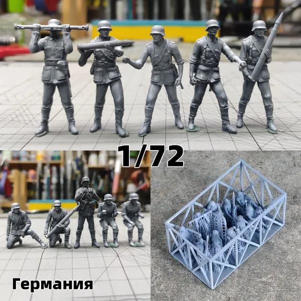 Cor 1/72 сборная модель солдат