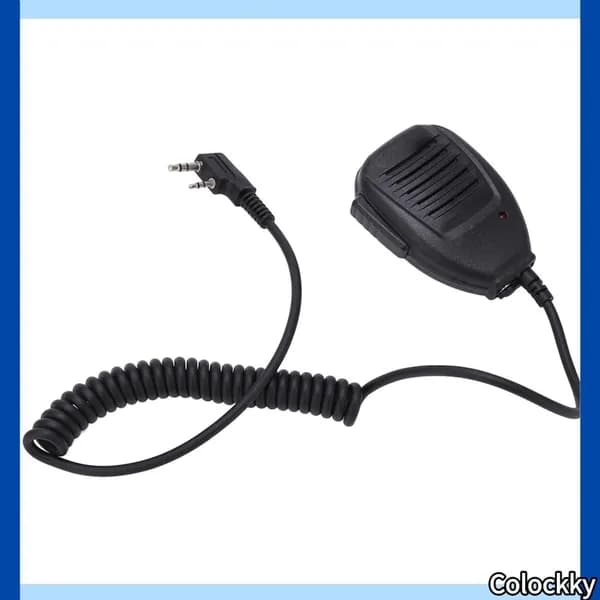 Микрофон для рации, 360 вращающийся, LED индикатор, для BaoFeng UV 5R и радиолюбителей