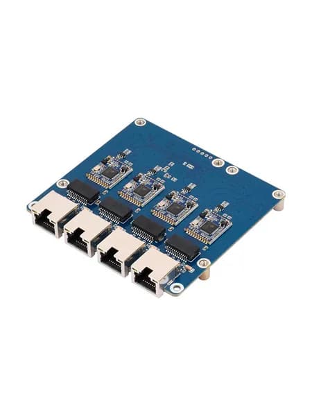 Плата PCIe TO 4-Ch Gigabit / 2.5G ETH (B) для Raspberry Pi 5