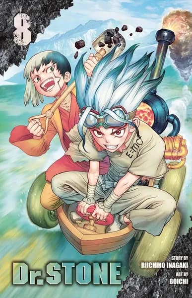 Манга Доктор Стоун (Dr. Stone). Vol. 1-27. ( Riichiro Inagaki .Boichi )