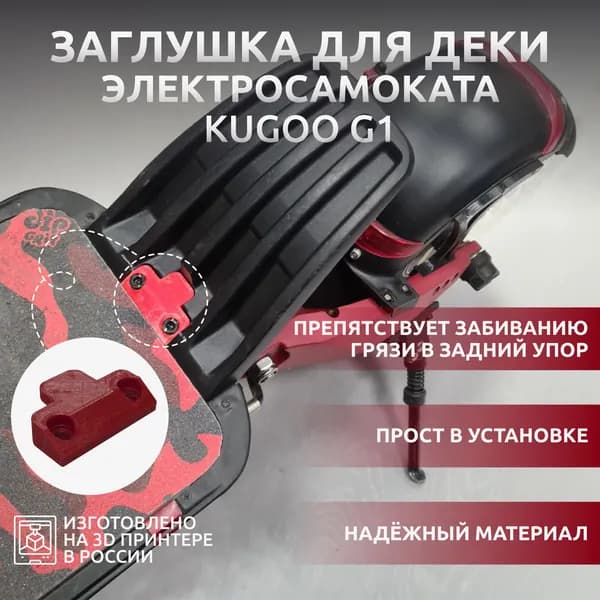 Заглушка для kugoo g1
