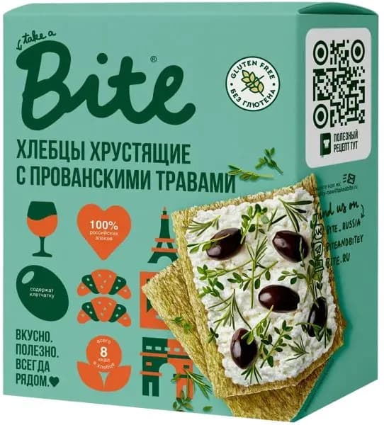 Хлебцы кукурузно-рисовые Байт прованские травы Биофудлаб кор, 100 г