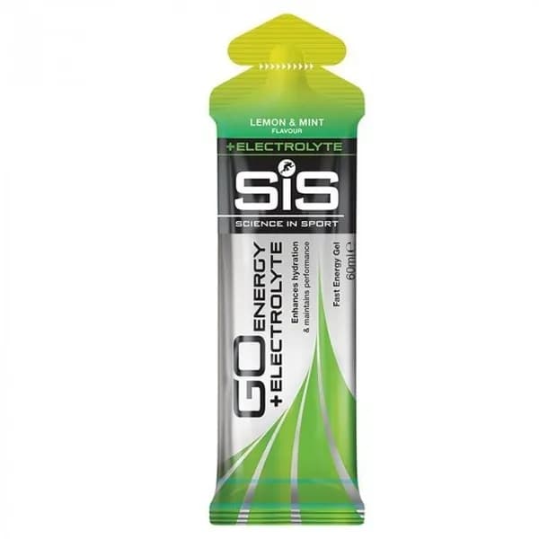 Гель энергетический с электролитами SIS Go PLUS Electrolyte Gel, Лимон и Мята, 60мл