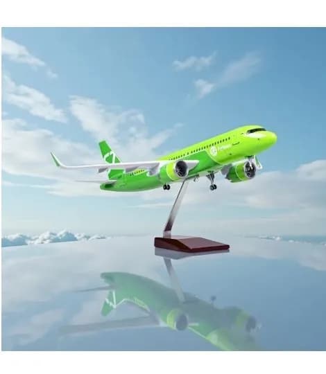 Готовая модель самолета Airbus A321neo S7 Airlines