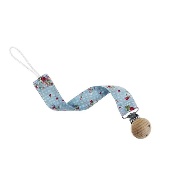 Цепочка для соски-пустышки baby beech round clip anti-drop chain-синий