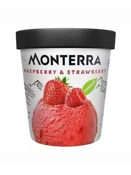 Сорбет Monterra малина-клубника 306 г