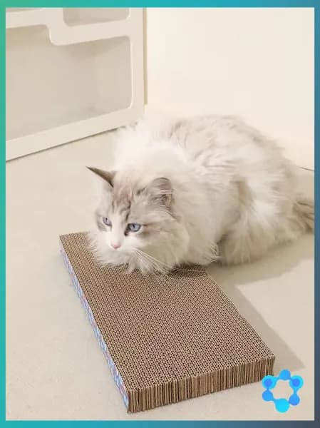 Когтеточка для кошек картонная лежанка Sweet cat сотовая крафт