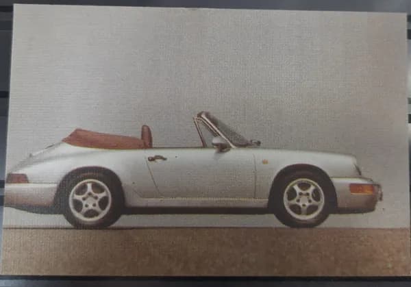 Календарь винтажный СССР Porshe Carrera 2/4 Cabrio 1993 г.
