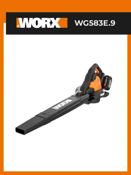 Воздуходувка-пылесос WG583E.9 40V аккумуляторная