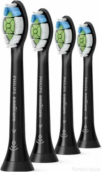 Насадка для электрической зубной щетки Philips Sonicare W2 Optimal White HX6064/11 для осветления зубной эмали, 4 шт